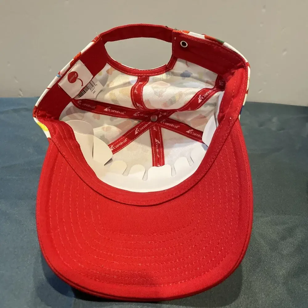 Carnival Cruise Cherry On Top Candy Confetti Hat Cap NEW